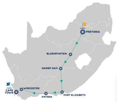 ELECTRIC VEHICLES VISIT JBAY WIND FARM